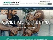Tablet Screenshot of bankwestmn.com